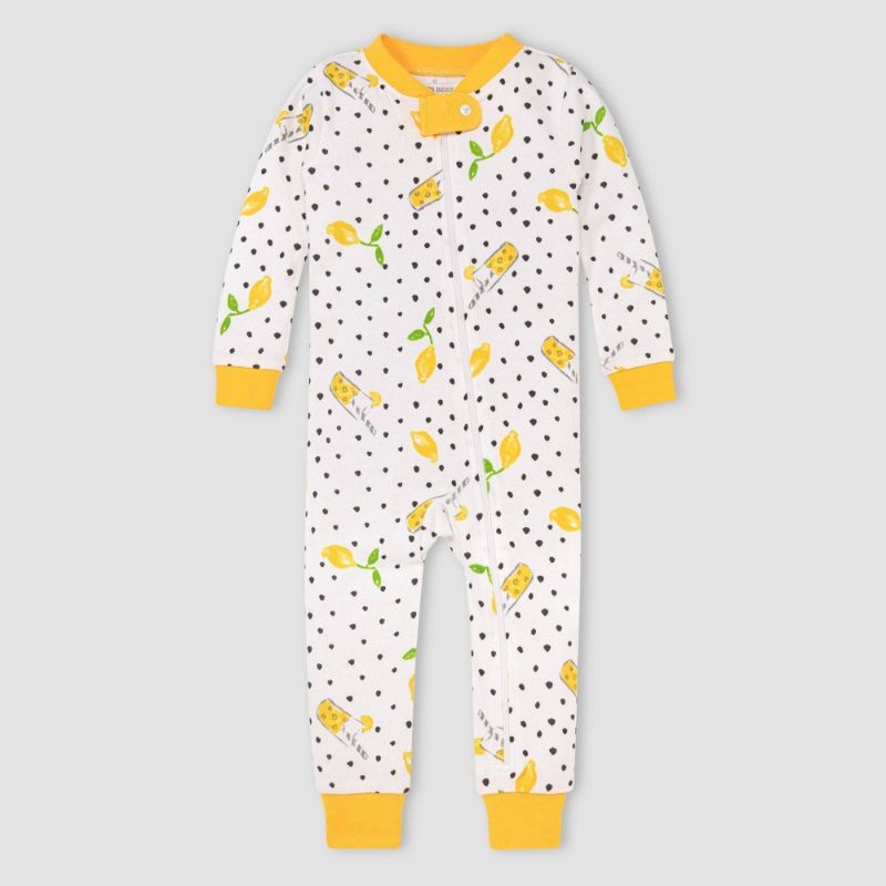 Photo 1 of Burt's Bees Baby® Baby Girls' Footless Pajama Jumpsuit - 6-9M 2PCS