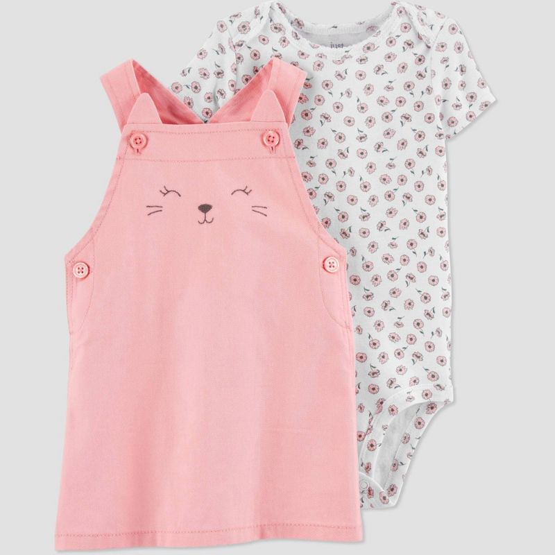 Photo 1 of Carter's Just One You® Baby Girls' Cat Top & Bottom Set - NB 3PCS