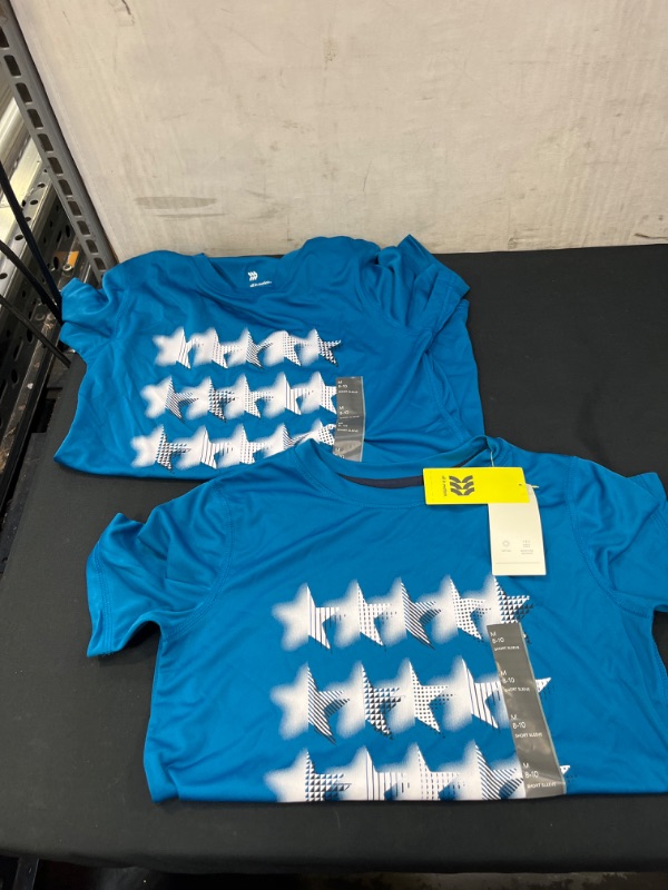 Photo 2 of Boys' Short Sleeve Stars Graphic T-Shirt - All in Motion™ BOYS M 2PCS
