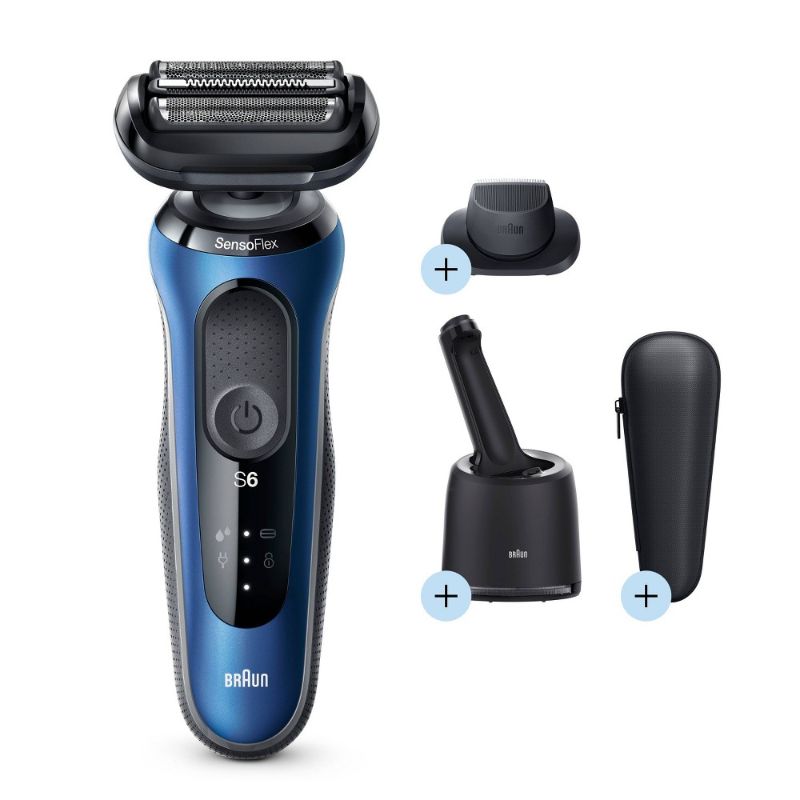 Photo 1 of Braun Series 6 6072cc Men S Electric Shaver and Precision Trimmer Blue
