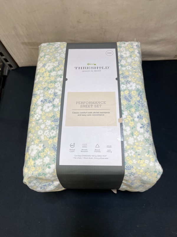 Photo 2 of 400 Thread Count Printed Performance Sheet Set - Threshold™ KING