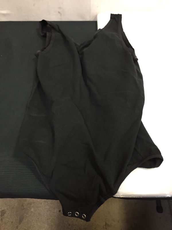 Photo 2 of  Women's Cotton Seamless Shaping Full Back Bodysuit SIZE 1X/2X