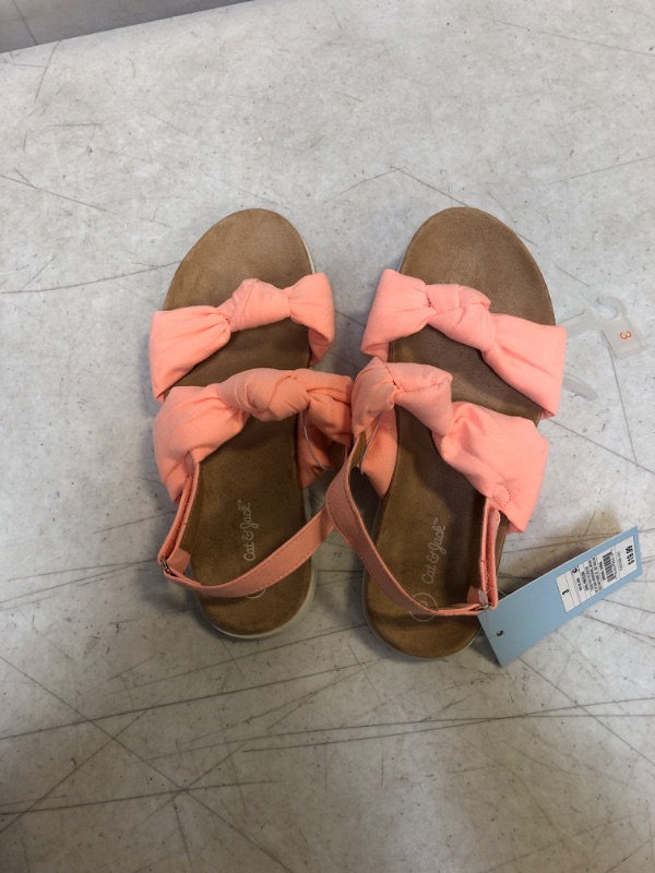 Photo 1 of CAT & JACK GIIRLS PINK SANDALS SIZE 3