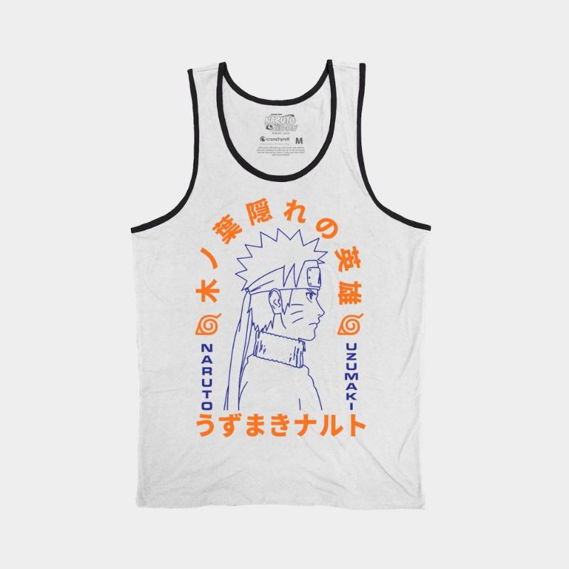 Photo 1 of Adult Naruto Uzuaki Tank Top - (2 COUNT) SIZE S-M
