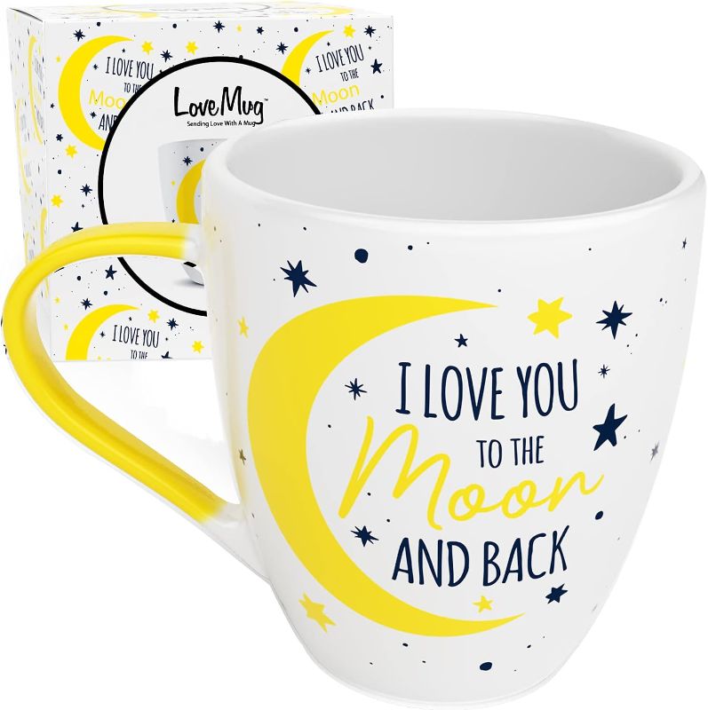 Photo 1 of Love Mug: I Love You Mug, I Love You To The Moon and Back, Romantic Coffee Mug, Best Valentines Day Gift for Her, Valentines Day Mugs, I Love You Gifts for Her, Valentines Day Gift for Couples
