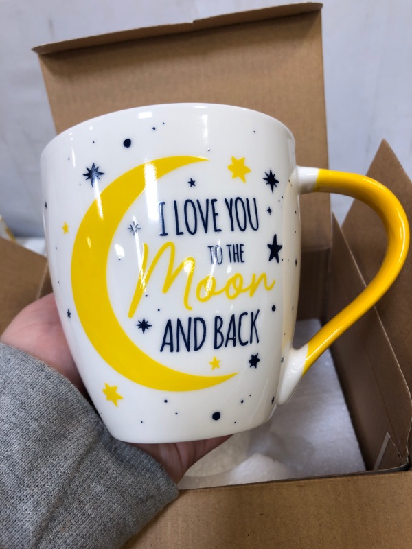 Photo 2 of Love Mug: I Love You Mug, I Love You To The Moon and Back, Romantic Coffee Mug, Best Valentines Day Gift for Her, Valentines Day Mugs, I Love You Gifts for Her, Valentines Day Gift for Couples
