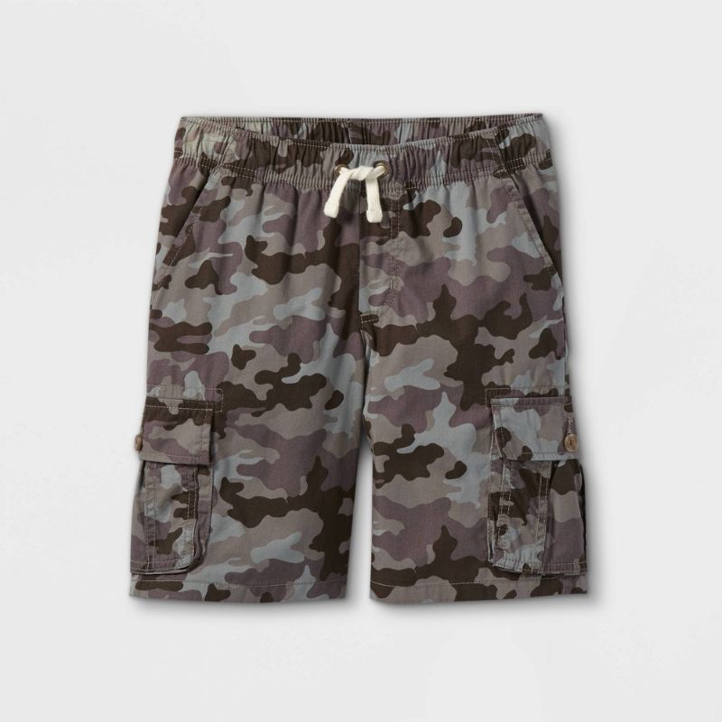 Photo 1 of Boys' Pull-on Cargo Shorts - Cat & Jack 
size L (12/14)