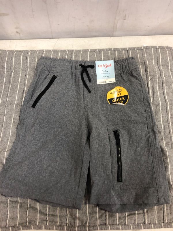 Photo 2 of Boys' Quick Dry Pull-on Shorts - Cat & Jack™ Heather Gray
size XL 16