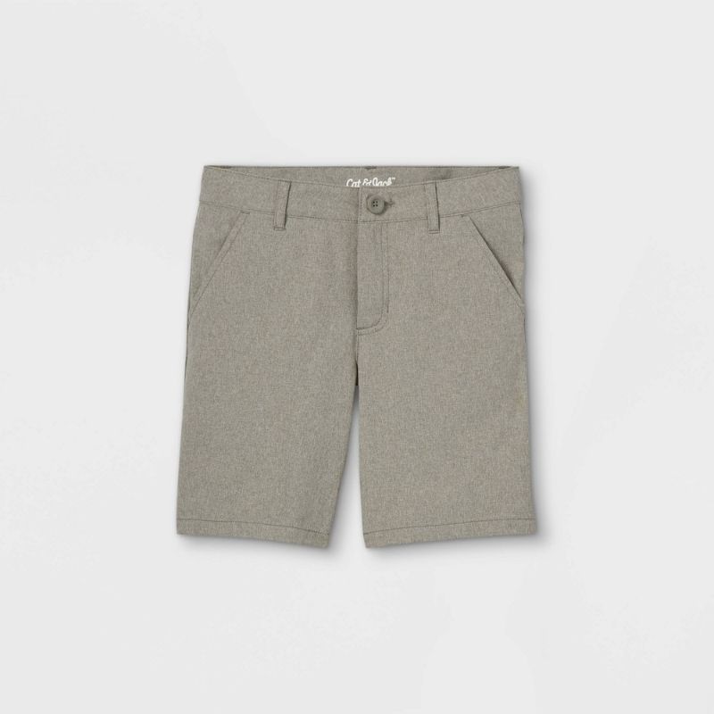 Photo 1 of Boys' Flat Front Quick Dry Chino Shorts - Cat & Jack
size 10