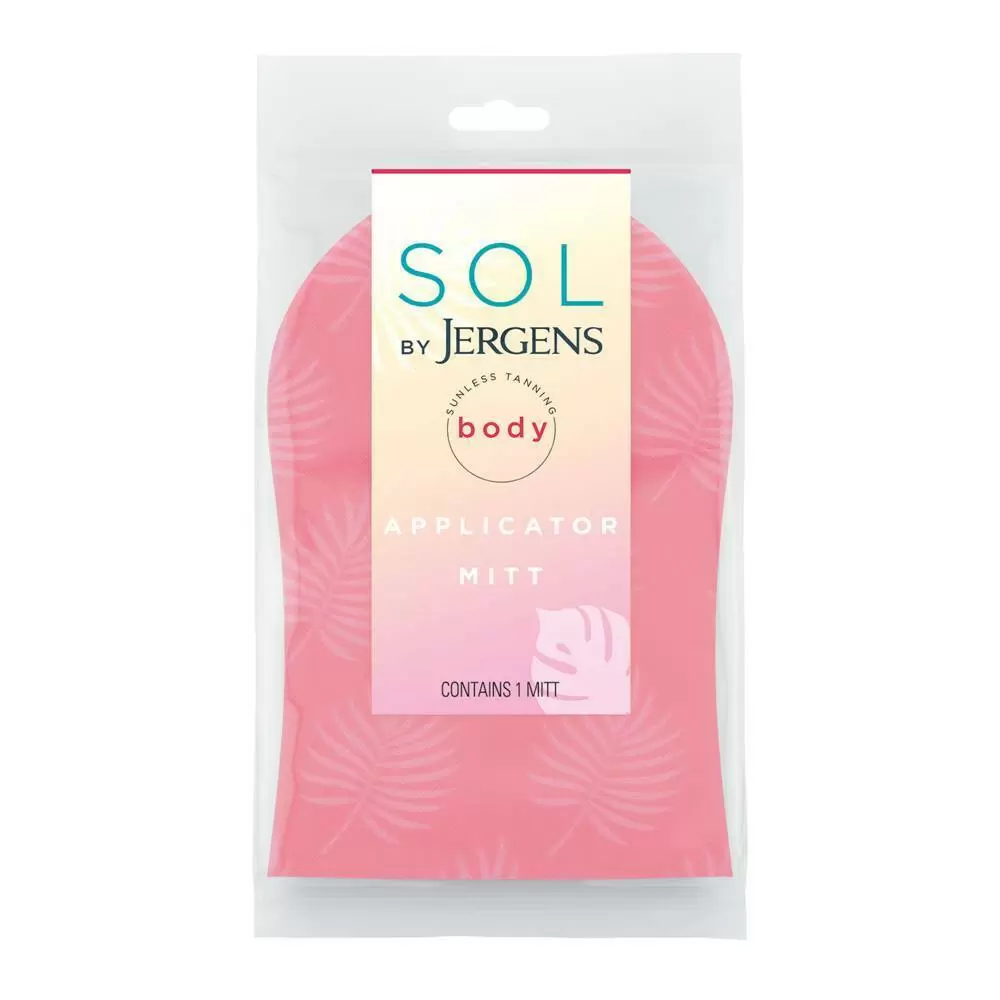 Photo 1 of SOL by Jergens Sunless Tanning Applicator Mitt, Self Tanning Body Glove, For Sun 4 Pack 