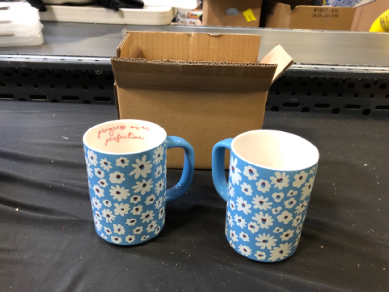 Photo 2 of 16oz Stoneware Tiny Flowers Mug - Room Essentials