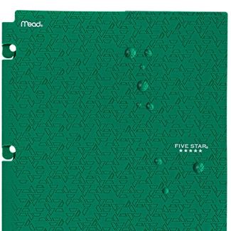 Photo 1 of Five Star Poly Portfolio Snap In 2 Pocket
forest green (24 count)