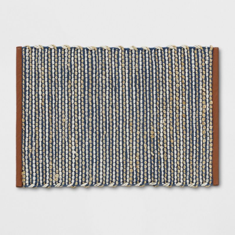 Photo 1 of 2'x3' Striped Accent Rug Blue - Project 62
