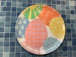 Photo 1 of 10" Melamine Egg Print Dinner Plate - Spritz
6 PCS