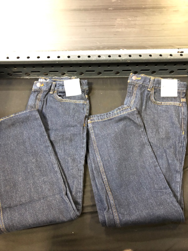 Photo 1 of Boys' Relaxed Straight Fit Jeans - Cat & Jack™ 12 HUSKY (2 COUNT)


