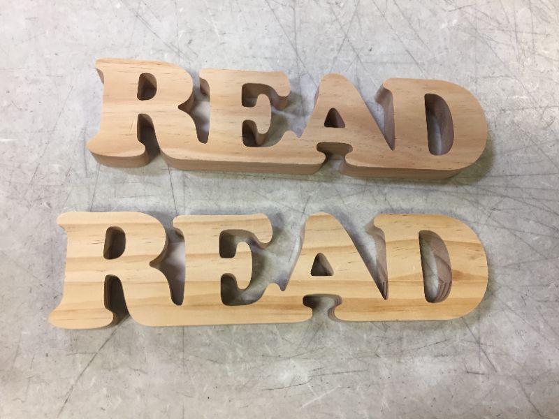 Photo 2 of Wood Word Base Read - Mondo Llama - SET OF 2 -