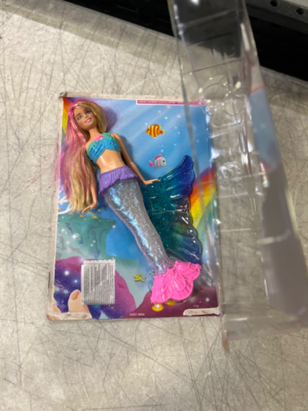 Photo 3 of Barbie Dreamtopia Twinkle Lights Mermaid Doll - BOX IS DAMAGED -