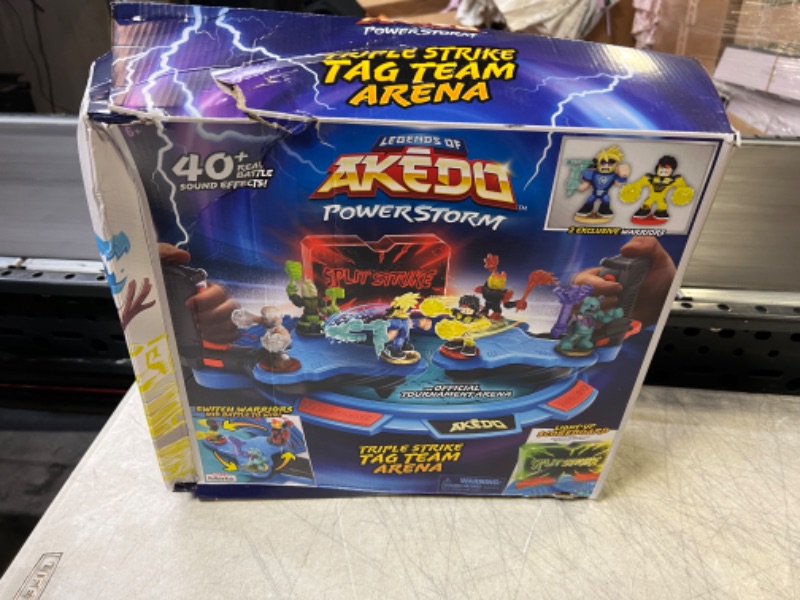 Photo 3 of Akedo Powerstorm Triple Strike Tag Team Arena - BOX IS DAMAGED -