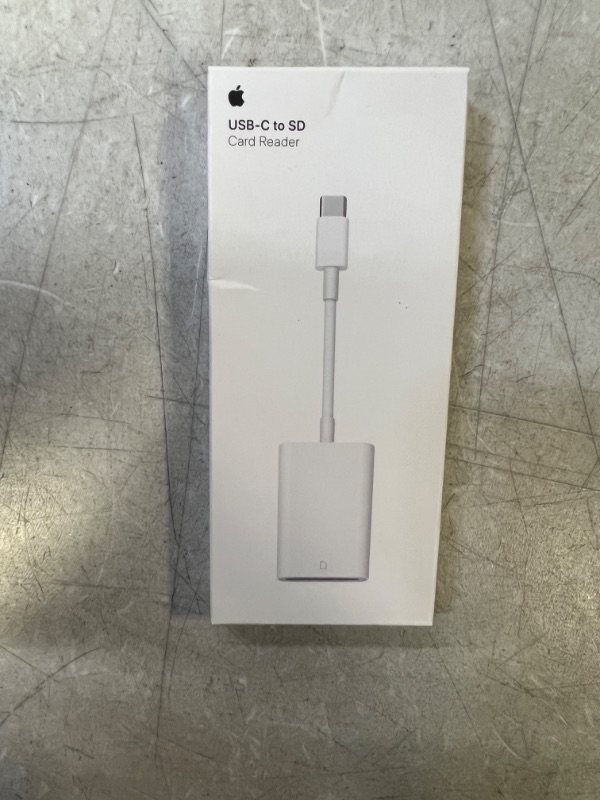Photo 1 of Apple USB-C to SD Card Reader - 2.6in