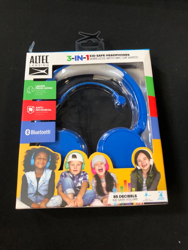 Photo 2 of Altec Lansing Kids' 3-in-1 Bluetooth Wireless Headphones

