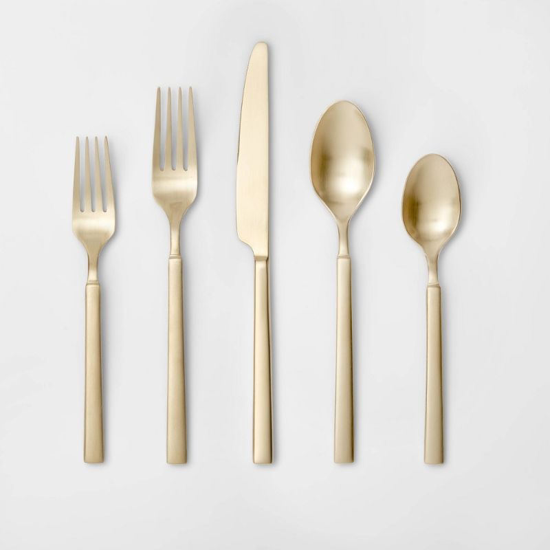 Photo 1 of 20pc Stainless Steel Silverware Set - Project 62™
