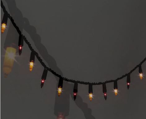 Photo 1 of 100ct Incandescent Halloween Mini String Lights Purple/Orange - Hyde & EEK! Boutique™
- 5 CT 
DAMAGE TO PACKAGING 