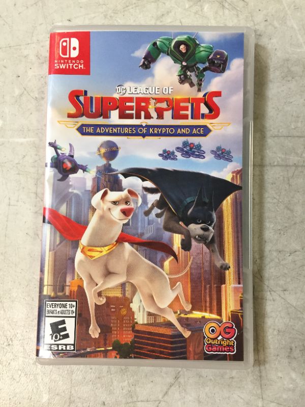 Photo 3 of DC League of Super Pets: The Adventures of Krypto and Ace - Nintendo Switch - CASE IS DENTED -