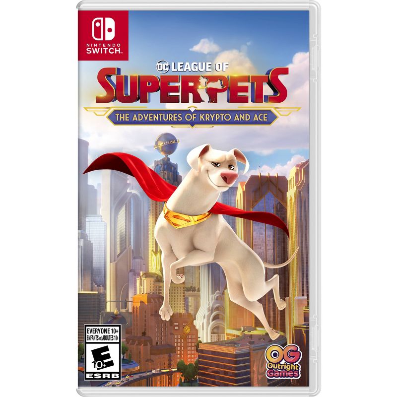 Photo 1 of DC League of Super Pets: The Adventures of Krypto and Ace - Nintendo Switch - CASE IS DENTED -