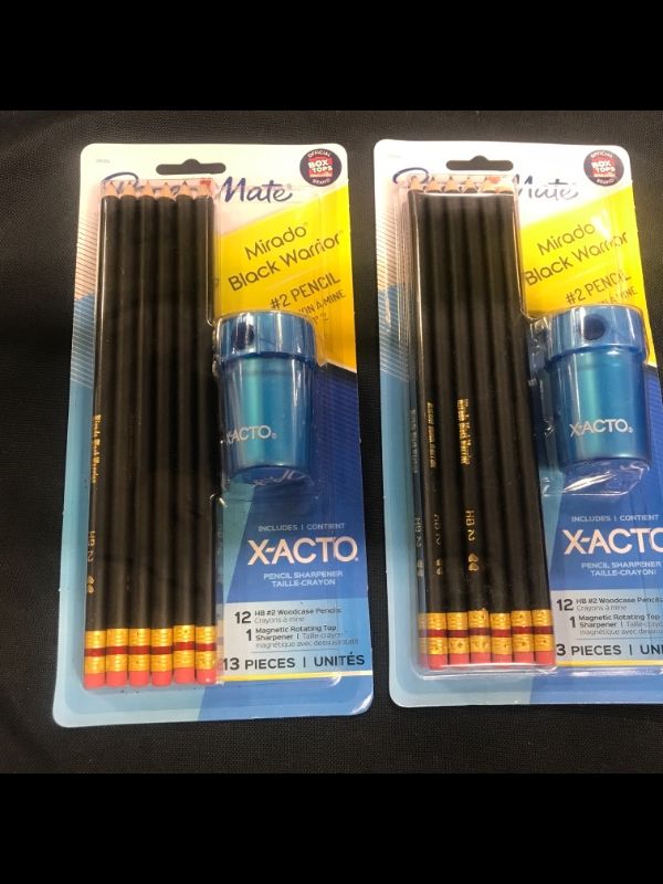 Photo 1 of Paper Mate Mirado 2pack  #2 Woodcase Pencils Pre-Sharpened with X-ACTO Sharpener