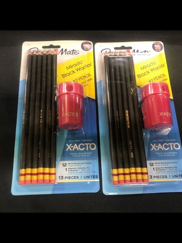 Photo 1 of Paper Mate Mirado 2pack  #2 Woodcase Pencils Pre-Sharpened with X-ACTO Sharpener