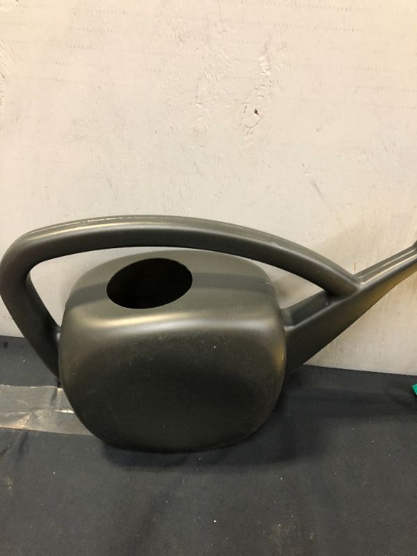 Photo 2 of 2gal Novelty Watering Can Black - Room Essentials (MISSING CAP)
