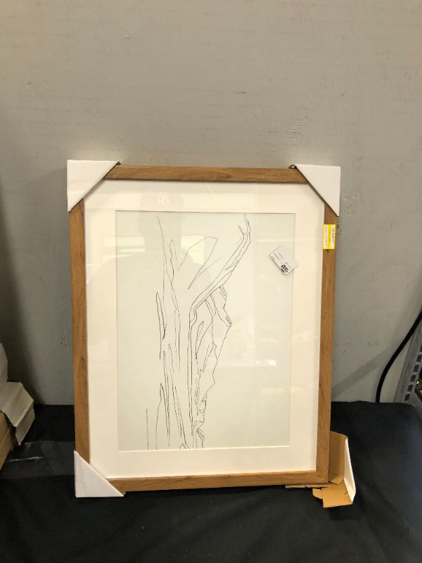 Photo 2 of 16 x 20 Landscape Line Drawing Framed Wall Art - Threshold