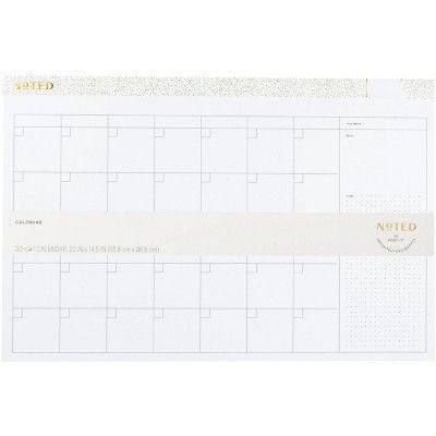 Photo 1 of Undated Post-it Desk Calendar 30 Sheets/Pad Dimensions (Overall): 22x14 Inches (W)
