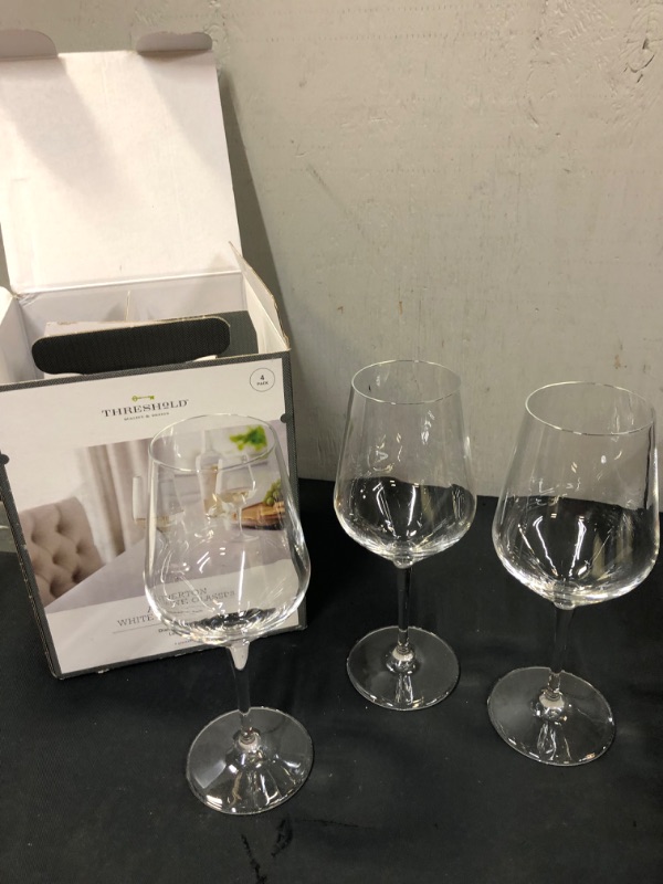 Photo 1 of *Box Damage -15oz 3pk Glass Atherton White Wine Glasses - Threshold