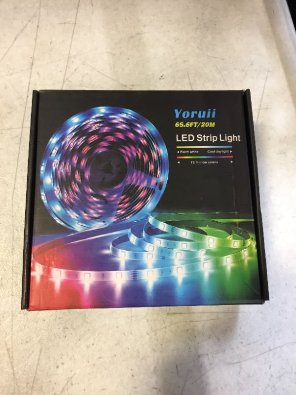 Photo 3 of YORUII 65.6FT/ 20M LED STRIP LIGHT
