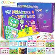 Photo 1 of Busy Book, Montessori Toys for Toddlers, Preschool Learning Activities for Kids, Autism Educational Learning Book with 12 Themes, Sensory Toys Busy Board for Kids
