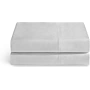 Photo 1 of YnM 100% Bamboo Pillowcase 2 Pack, Standard/Queen(21''x30''), Light Grey
