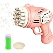 Photo 1 of BINGLALA 23 Hole Gatling Bubble Machine Gun for Kids,2022 Upgrade Toy Gift Outdoor Bubble Maker Bubble Gun, Super Large Phantom Light Automatic Bubble Machine Toys for Kids Boys Girls Birthday Gifts (2 PCS)
