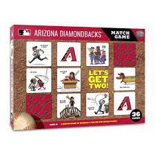 Photo 1 of YouTheFan MLB Arizona Diamondbacks Licensed Memory Match Game * FACTORY SEALED 
