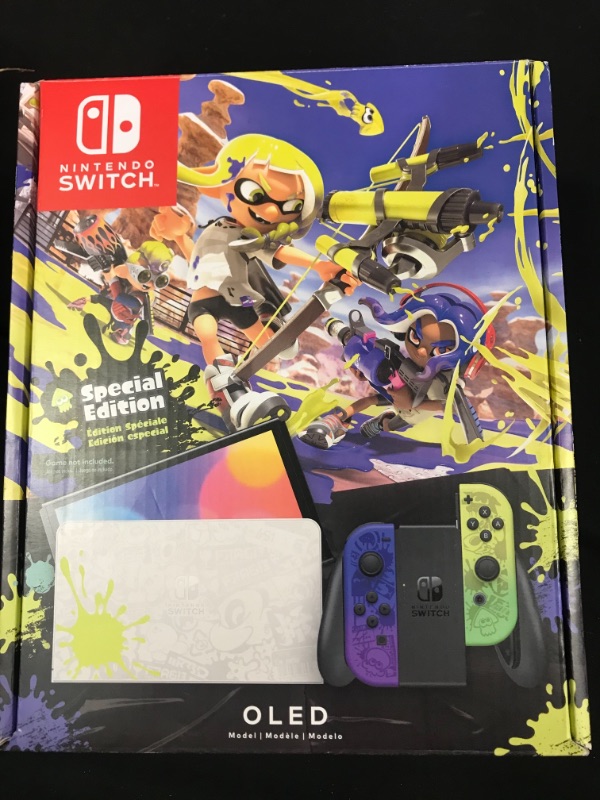 Photo 2 of Nintendo Switch OLED Model - Splatoon 3 Special Edition

