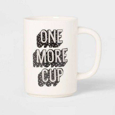 Photo 1 of 16oz Stoneware One More Cup Mug - Room Essentials™ set of 6


