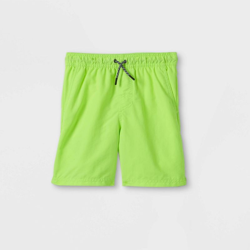 Photo 1 of Boys' Soid Swim Trunks - Art Cass™, SIZE M
