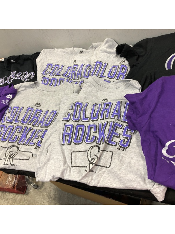 Photo 1 of 10 colorado rockiest-shirts, various sizes