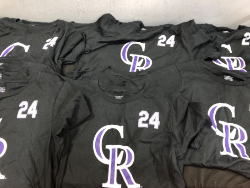 Photo 1 of 10 colorado rockies t-shirts, various sizes