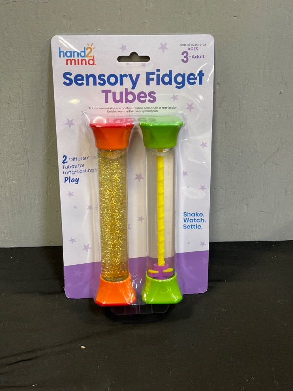 Photo 2 of 2pk Sensory Fidget Tubes - Hand2Mind
