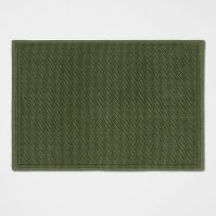 Photo 1 of 21"x30" Performance Solid Cotton Bath Mat - Threshold™ --STAIN--


