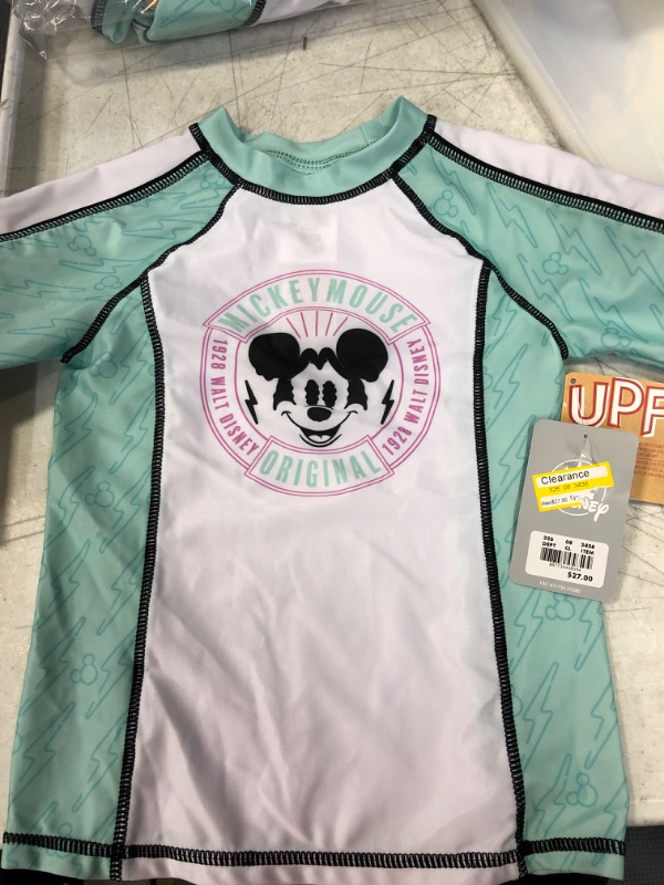 Photo 2 of Boys' Disney Mickey Mouse Rash Guard - - Disney Store. SIZE 5/6
