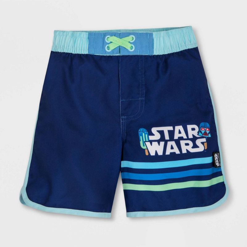 Photo 1 of Boys' Star Wars Swim Trunks - - Disney Store. SIZE 4 
