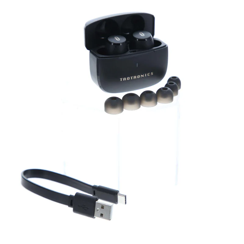 Photo 1 of TaoTronics Soundliberty 97 True Wireless Earphones Black In Ear Mic 