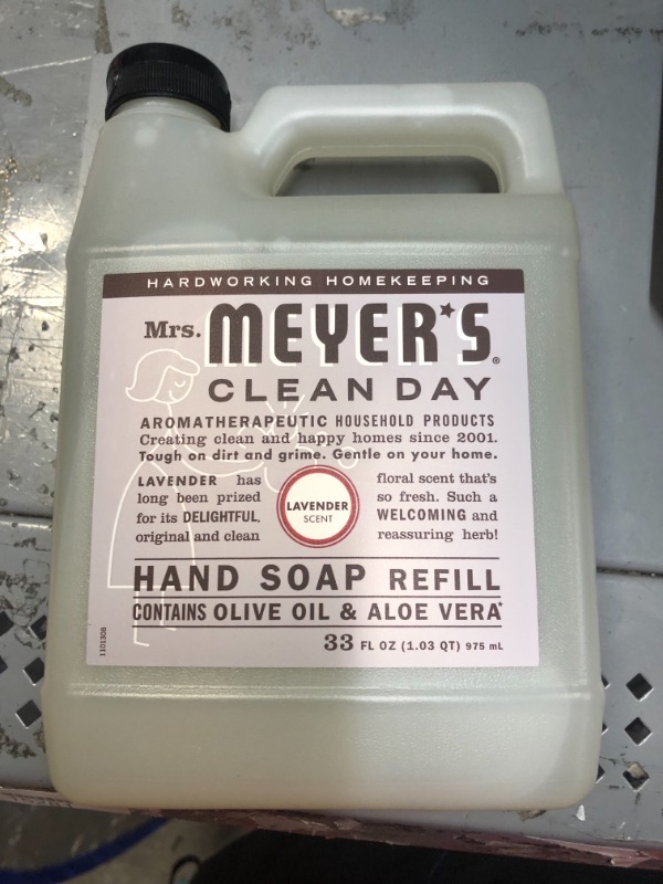 Photo 2 of  Mrs. Meyer's Clean Day Lavender Liquid Hand Soap Refill - 33 fl oz